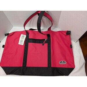 SAMSONITE Pink & Black YACHT TOTE BAG 24” NEW W/Tags